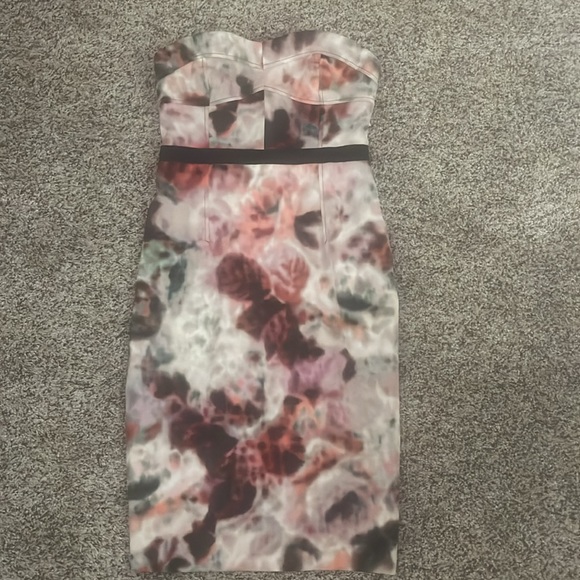 Anthropologie Moulinette Souers HEDGEROW bustier pixelated corset dress - Picture 5 of 13